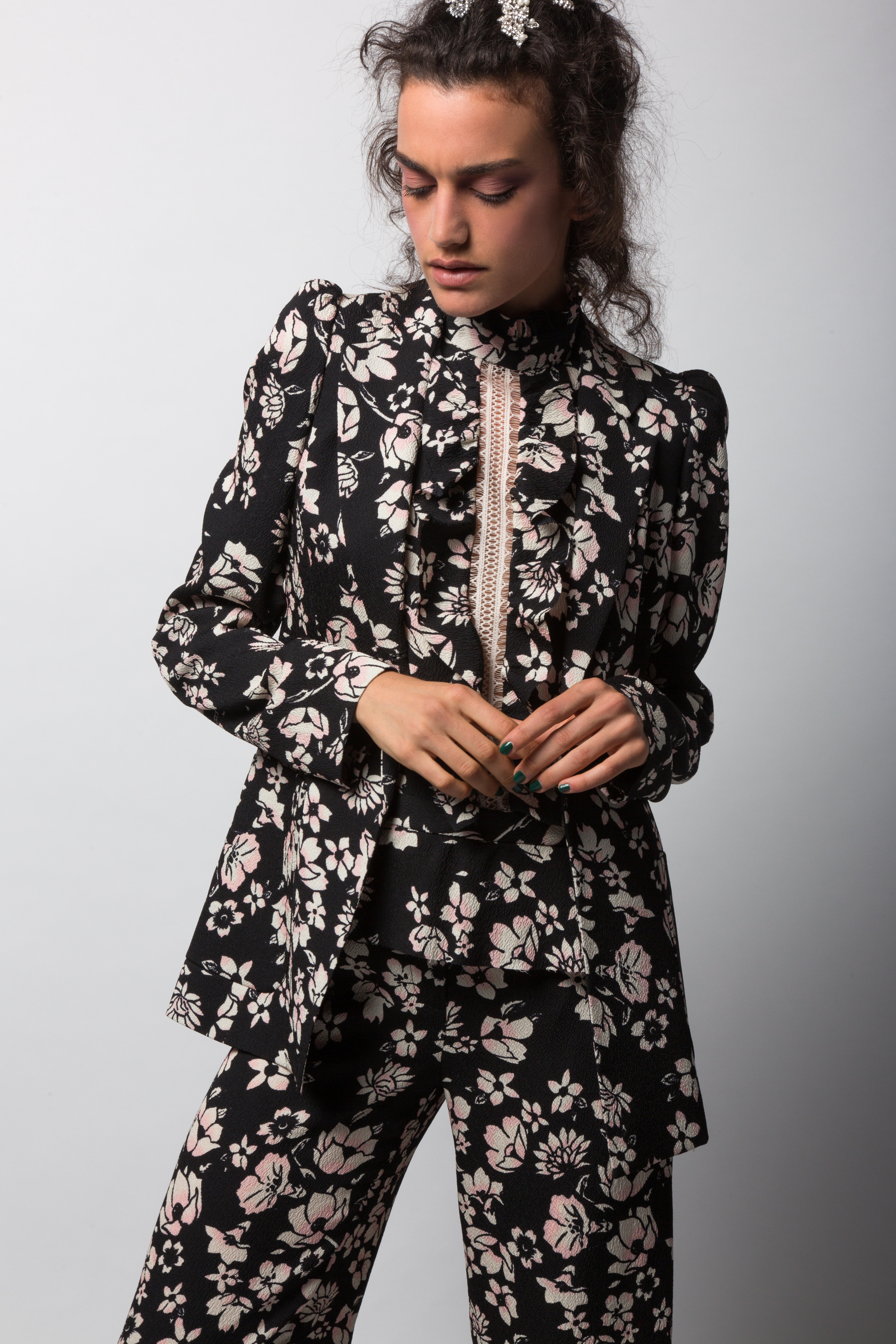 Tracy Reese Floral Pantsuit