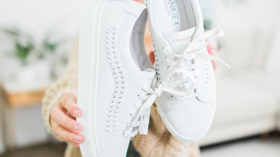 white sneakers for fall